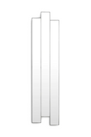 Miroir Encadré en Acier Brossé | Eichholtz Novella | OROA.fr