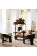 Lampe De Table A Cadre En Bois | Eichholtz Arabella | OROA.fr