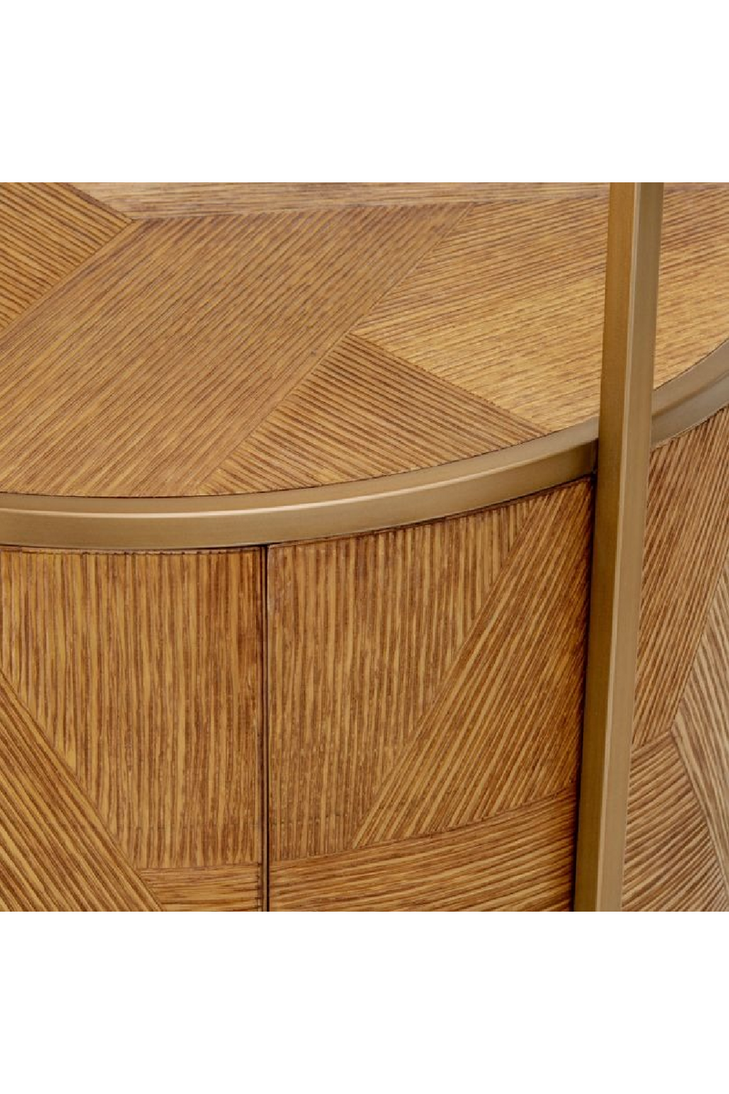 Table De Nuit En Chêne Sculpté A 1 Tiroir | Eichholtz Velutto