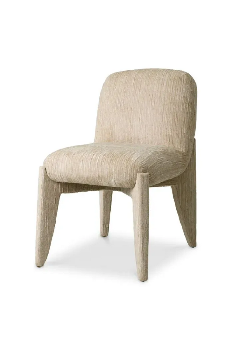 Chaise de Salle à Manger en Tissu Crème | Eichholtz Marius | OROA.fr