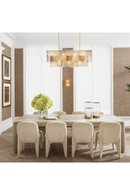 Chaise de Salle à Manger en Tissu Crème | Eichholtz Marius | OROA.fr