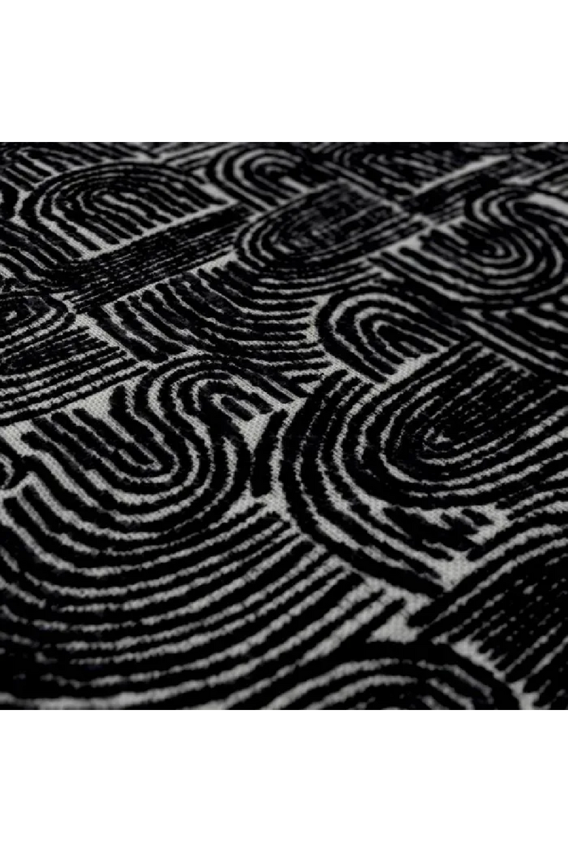 Chaise de Salle à Manger Noire Imprimée | Eichholtz Magnus | OROA.fr