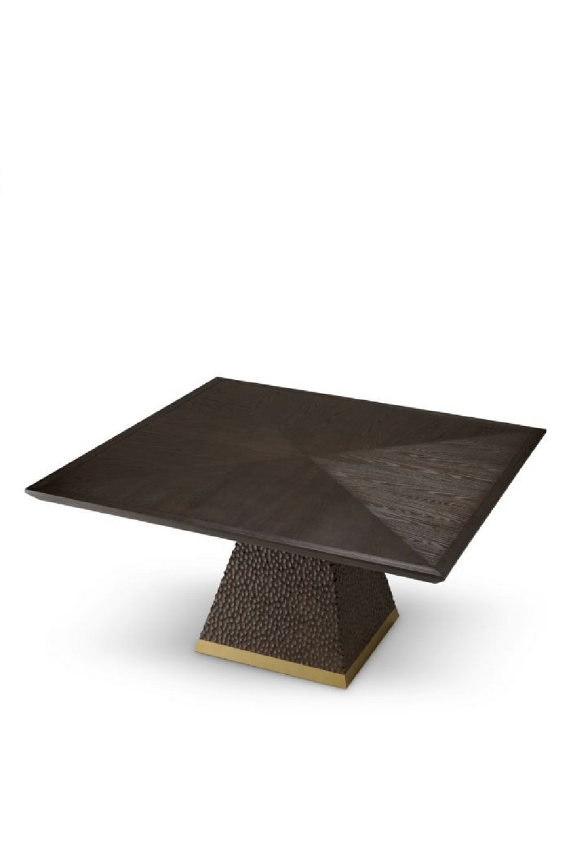 Table de Salle à Manger Carrée en Chêne Ébène | Eichholtz Rexton | OROA.fr