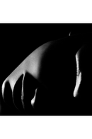 Oeuvre silhouette de visage | Eichholtz La Nuit | OROA.fr