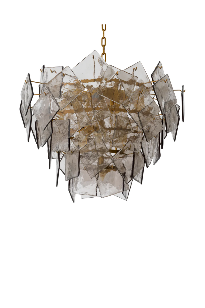 Chandelier en verre fume | Eichholtz Biltmore | OROA.fr