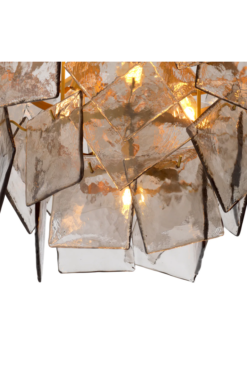 Chandelier en verre fume | Eichholtz Biltmore | OROA.fr