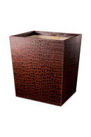 Organisateurs de bureau en cuir embosse croco (3) | Eichholtz Scaleo | OROA.fr