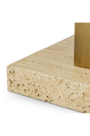 Lampe de table vintage & travertin | Eichholtz Destino | OROA.fr