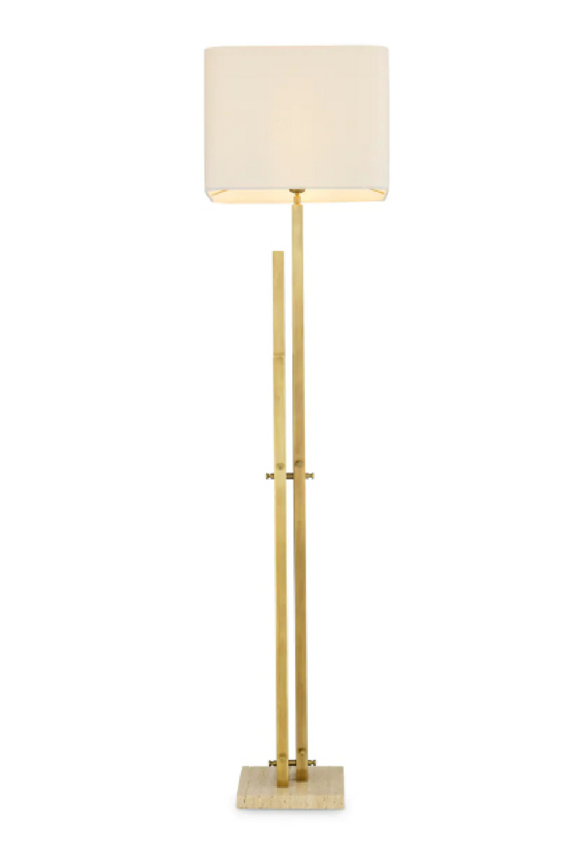 Lampe de sol en laiton vintage | Eichholtz Destino | OROA.fr