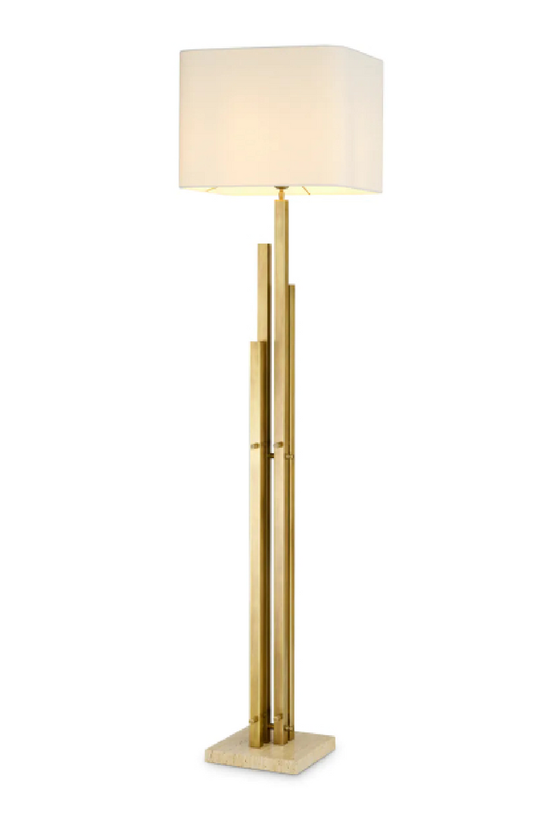 Lampe de sol en laiton vintage | Eichholtz Destino | OROA.fr
