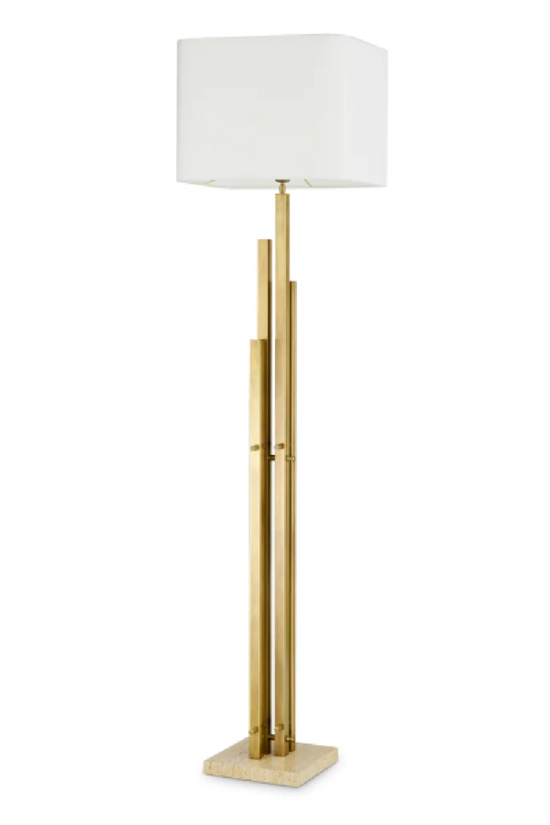 Lampe de sol en laiton vintage | Eichholtz Destino | OROA.fr