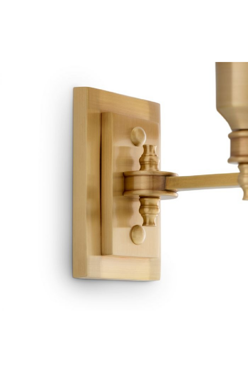 Applique Murale Double Avec Abat-Jour En Rotin | Eichholtz Lexington | OROA.fr