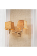 Applique Murale Double Avec Abat-Jour En Rotin | Eichholtz Lexington | OROA.fr