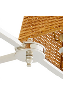 Applique Murale Double Avec Abat-Jour En Rotin | Eichholtz Lexington | OROA.fr