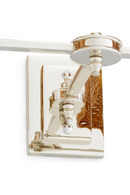 Applique Murale Double Avec Abat-Jour En Rotin | Eichholtz Lexington | OROA.fr