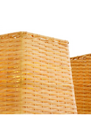 Applique Murale Double Avec Abat-Jour En Rotin | Eichholtz Lexington | OROA.fr