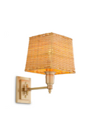 Applique Murale Simple A Abat-Jour En Rotin | Eichholtz Lexington | OROA.fr