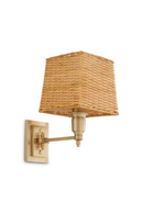 Applique Murale Simple A Abat-Jour En Rotin | Eichholtz Lexington | OROA.fr