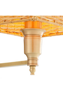 Applique Murale Simple A Abat-Jour En Rotin | Eichholtz Lexington | OROA.fr