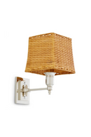 Applique Murale Simple A Abat-Jour En Rotin | Eichholtz Lexington | OROA.fr