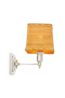 Applique Murale Simple A Abat-Jour En Rotin | Eichholtz Lexington | OROA.fr