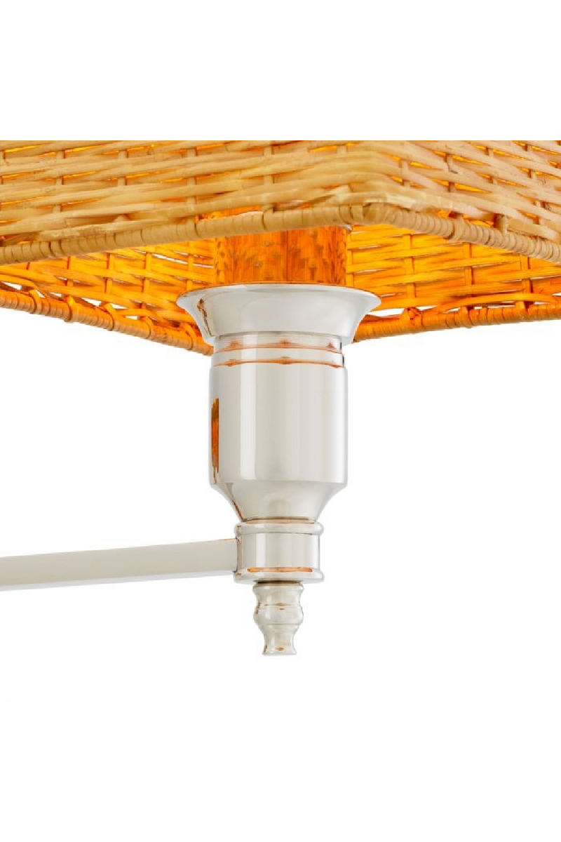 Applique Murale Simple A Abat-Jour En Rotin | Eichholtz Lexington | OROA.fr