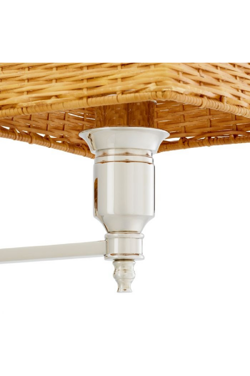 Applique Murale Simple A Abat-Jour En Rotin | Eichholtz Lexington | OROA.fr