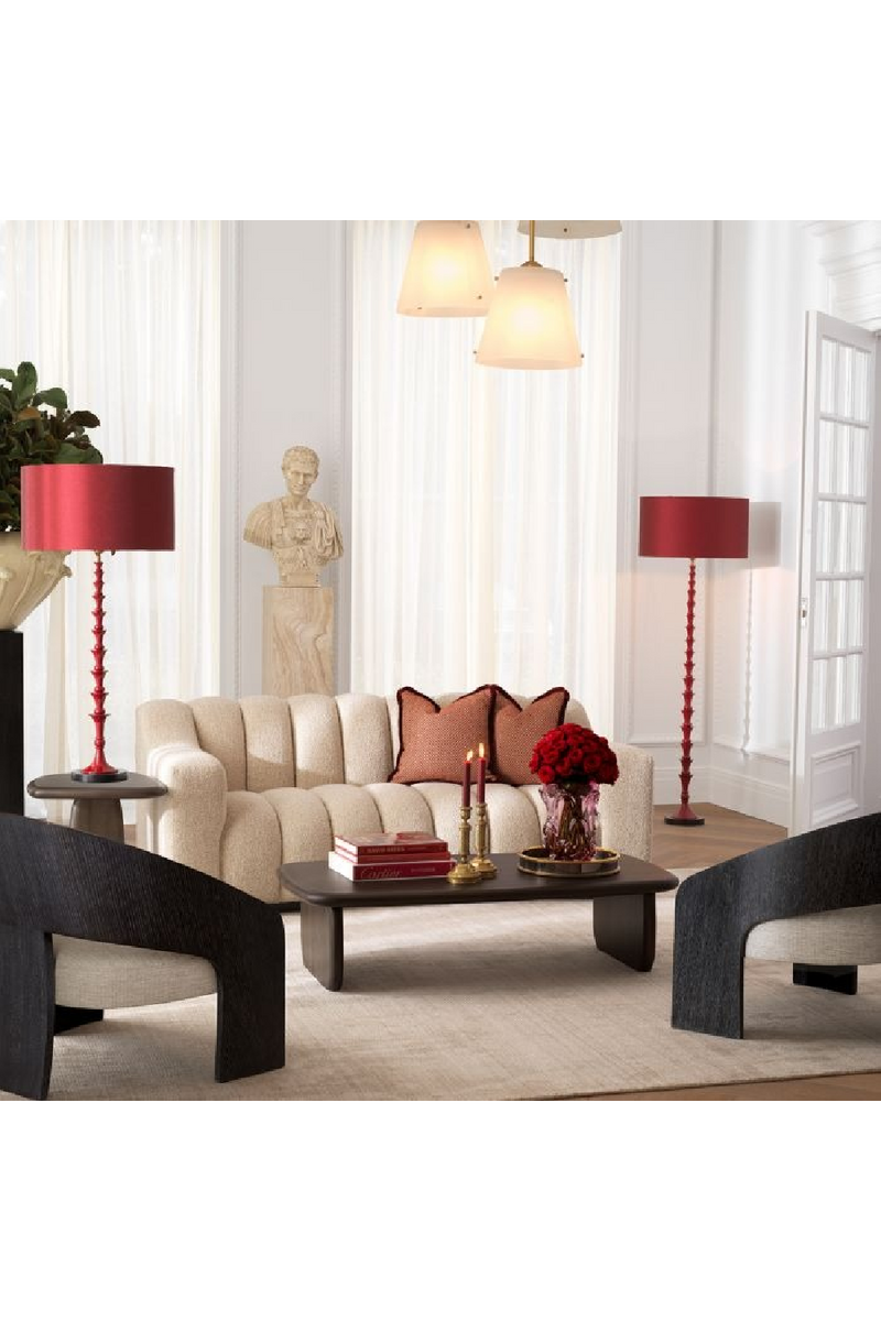 Lampadaire A Cadre En Bois | Eichholtz Arabella | OROA.fr