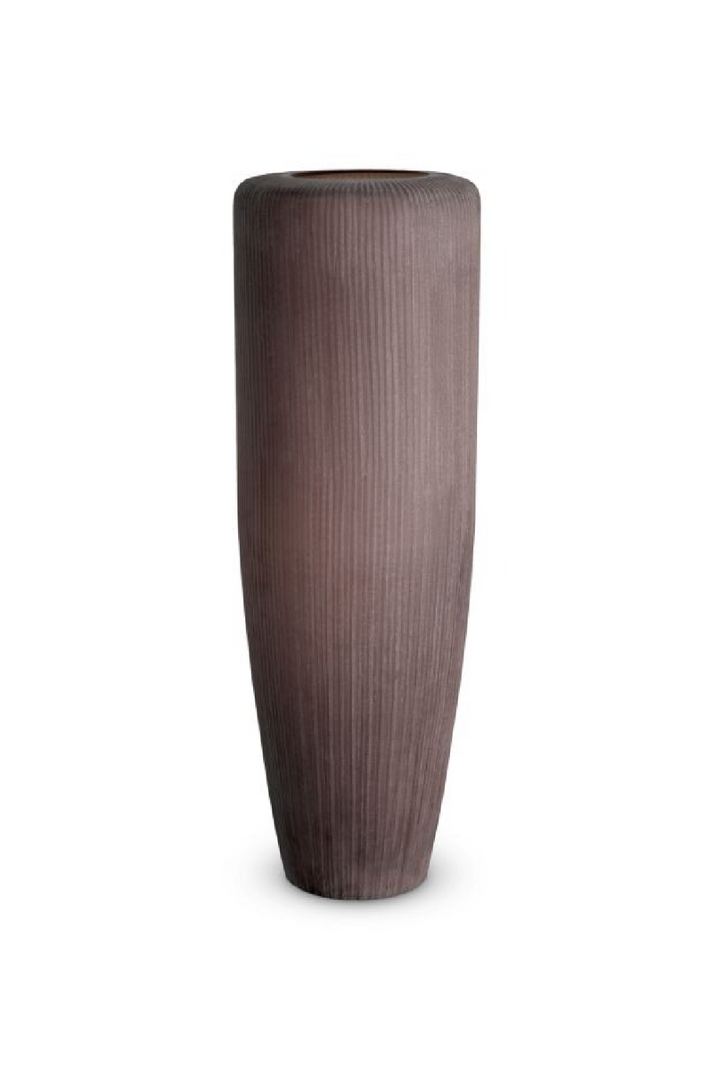 Vase En Verre Gris | Eichholtz Isandro | OROA.fr