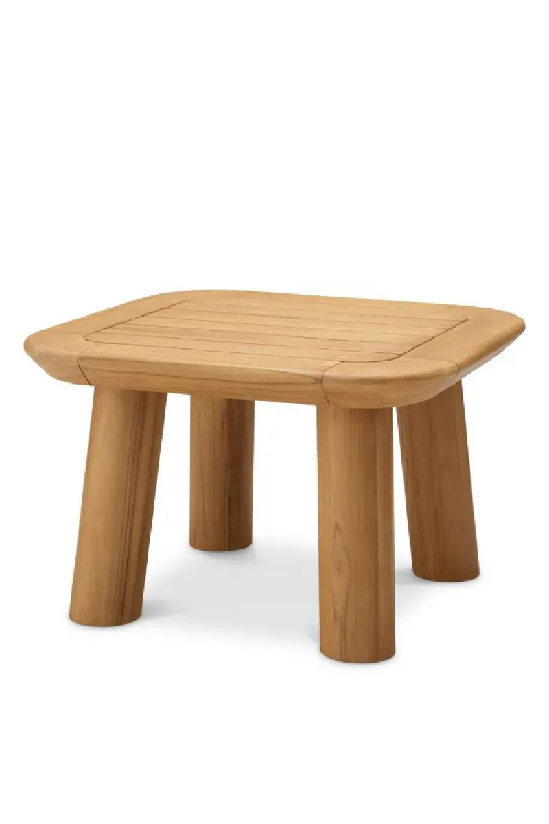 Table d’Appoint d’Extérieur en Teck Naturel | Eichholtz Weston | OROA.fr
