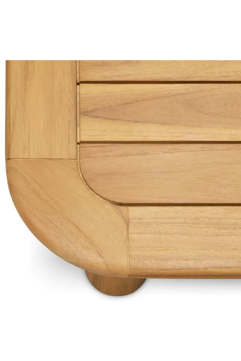 Table d’Appoint d’Extérieur en Teck Naturel | Eichholtz Weston | OROA.fr
