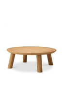 Table Basse D'extérieur En Teck Naturel | Eichholtz Weston | OROA.fr