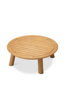 Table Basse D'extérieur En Teck Naturel | Eichholtz Weston | OROA.fr