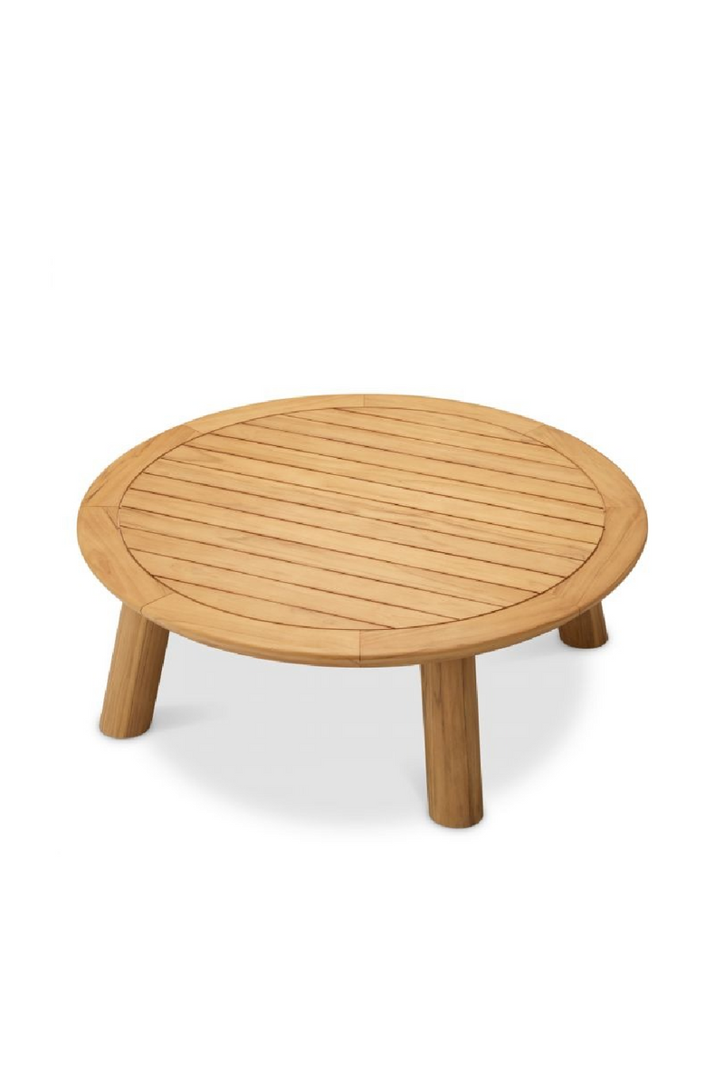 Table Basse D'extérieur En Teck Naturel | Eichholtz Weston | OROA.fr