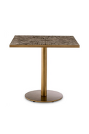 Table de Salle à Manger Carrée en Céramique Brune | Eichholtz Declan | OROA.fr