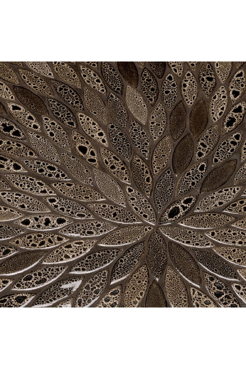 Table de Salle à Manger Carrée en Céramique Brune | Eichholtz Declan | OROA.fr