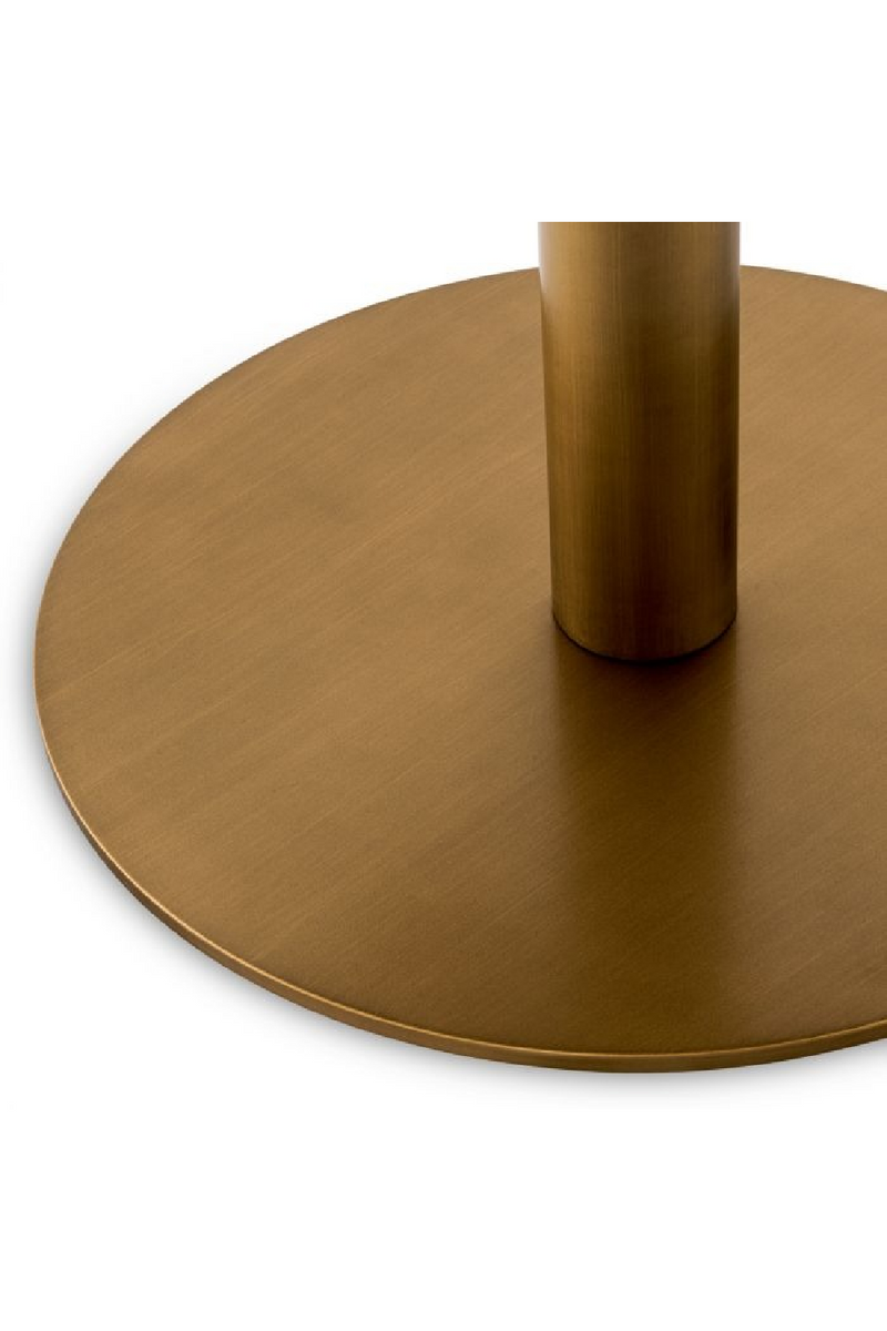 Table de Salle à Manger Carrée en Céramique Brune | Eichholtz Declan | OROA.fr