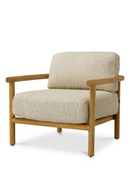 Fauteuil de Salon d’Extérieur en Teck Naturel | Eichholtz Ombria | OROA.fr