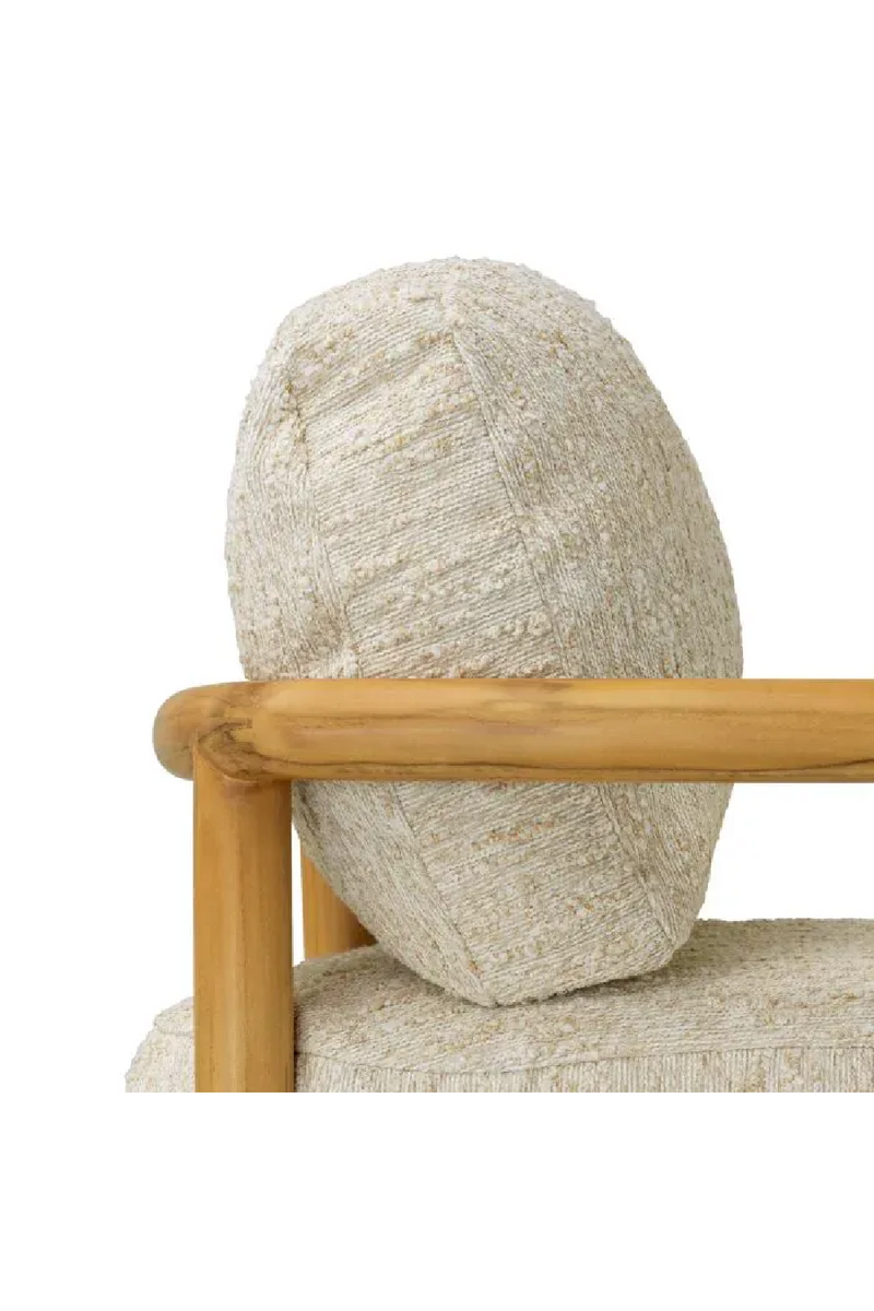 Fauteuil de Salon d’Extérieur en Teck Naturel | Eichholtz Ombria | OROA.fr