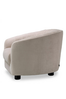 Fauteuil de Salon Crème à Dossier Plissé | Eichholtz Jameson | OROA.fr