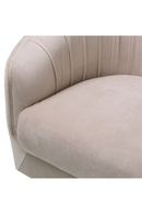 Fauteuil de Salon Crème à Dossier Plissé | Eichholtz Jameson | OROA.fr