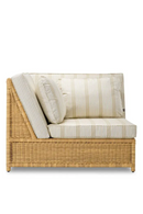 Fauteuil Modulaire d’Extérieur en Rotin | Eichholtz Hampton | OROA.fr