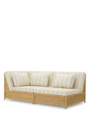 Fauteuil Modulaire d’Extérieur en Rotin | Eichholtz Hampton | OROA.fr