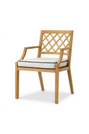 Chaise De Salle A Manger D’extérieur En Teck Naturel | Eichholtz Paladium | OROA.fr