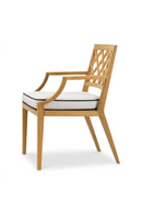 Chaise De Salle A Manger D’extérieur En Teck Naturel | Eichholtz Paladium | OROA.fr