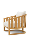 Fauteuil De Salon D’extérieur En Teck A Cantilever | Eichholtz Aruba | OROA.fr