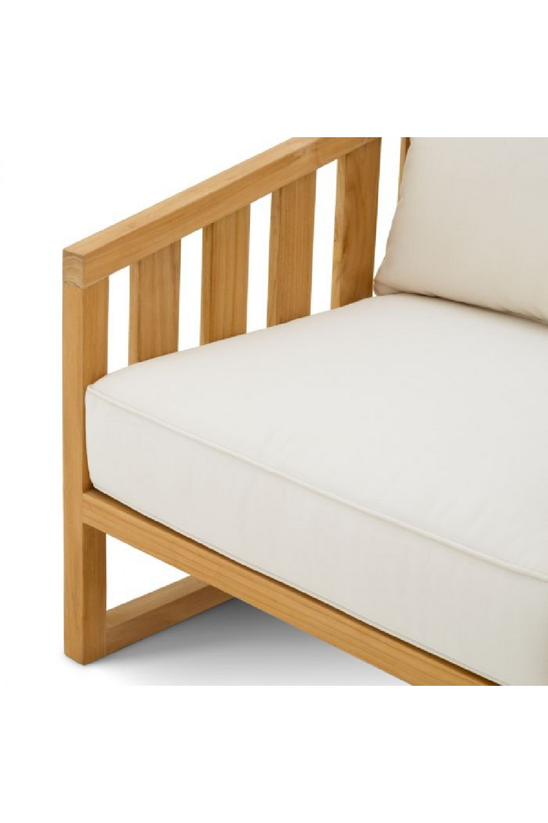 Fauteuil De Salon D’extérieur En Teck A Cantilever | Eichholtz Aruba | OROA.fr