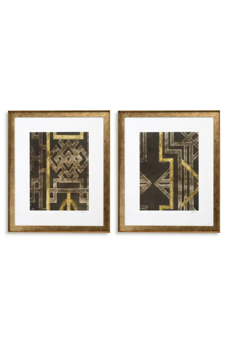 Tirages Artistiques à Motifs Entrelacés (2) | Eichholtz Trellis Pattern par Ethan Harper I| OROA