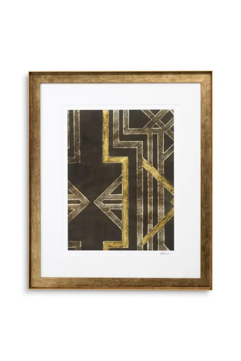 Tirages Artistiques à Motifs Entrelacés (2) | Eichholtz Trellis Pattern par Ethan Harper I| OROA