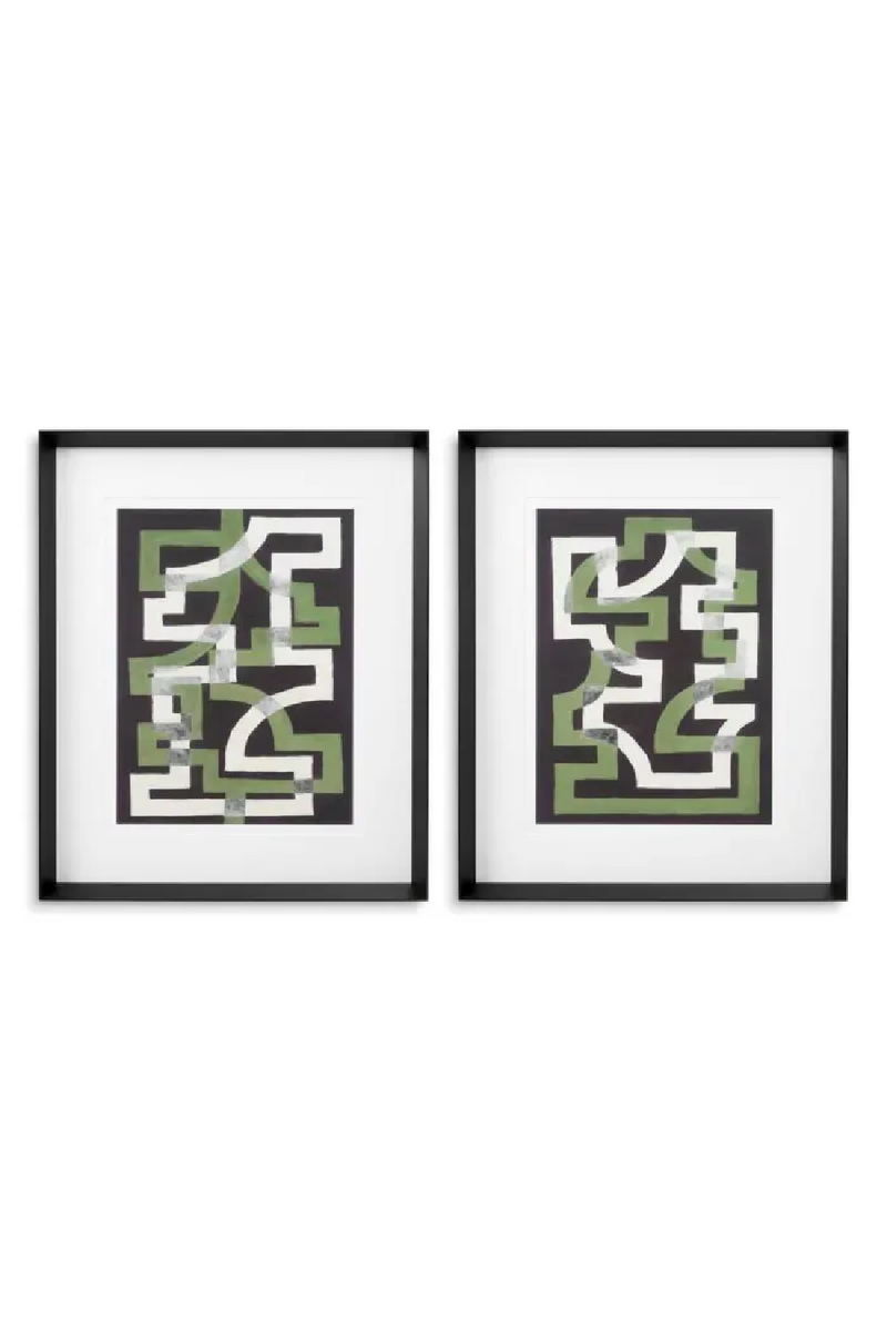 Tirages Artistiques à Motif Treillis (2) | Eichholtz Window Trellis par Michael Willett | OROA